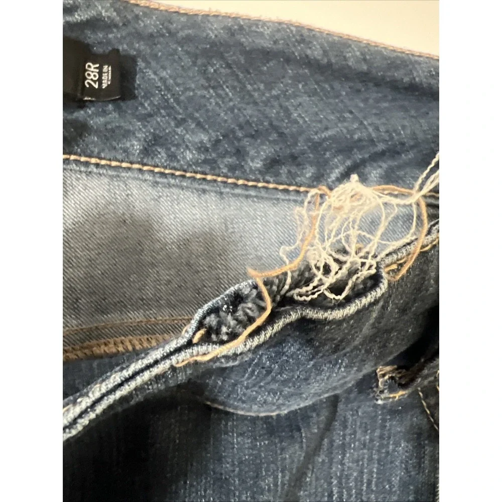 Torrid Womens Bombshell Wide Leg Super Soft Jeans Size 28R Dark Wash - Picture 5 of 9